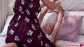 Busty stepmom's discipline unleashes stepdaughter's lesbian cravings