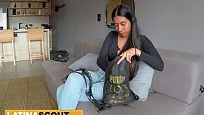 big tits 18yo latina model gets stripped and roughly pounded in casting