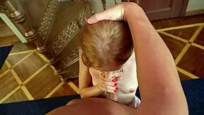 dude your dick's huge no way it'll fit my tight pussy