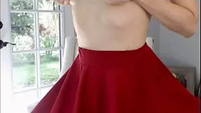 i finger my shaved pussy teasing with clothes on until orgasm hits