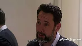 evil butler blackmails young heiress into deep anal submission - summer col