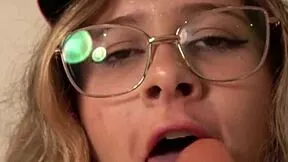 Big Ass Teen Reveals Tight Pink Pussy Stuffed By Massive Dildo