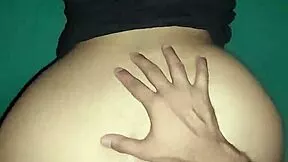 Latina begs big cock anal doggystyle creampie bent over gaping huge ass pov