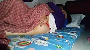 sharing bed with stepmom turned into unexpected creampie under sheets big ass cowgirl riding