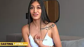 damn this petite latina's big ass takes rough cock after deepthroat blowjob