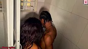 My Tight Ebony Pussy Gripped His Small Dick So Hard I Creampied Riding Doggystyle Bent Over