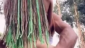 pretty european babe with small natural tits sucks monster cock rough then facial cumshot deep in forest moaning outdoors