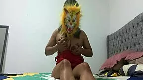 wanna see this busty latina tigress strip erotic dance finger her wet pussy to juicy orgasm?