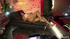 so this curvy swiss latina with huge tits and fat ass chats then deepthroats pov cock til cumshot