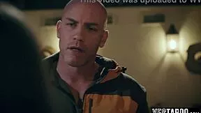 gorgeous hairy milf gets anal fucked by old trainer mid workout pov