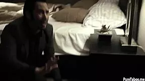 Rich pervert hires petite blonde babysitter teen for tight pussy reality pounding