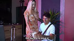 stepmom's saggy big natural tits shake as muscular stepson relives memories fucking her colombian ass and pussy old young taboo