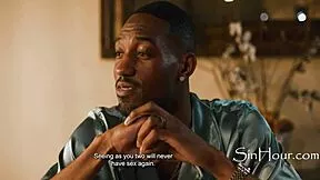 Boss with monster BBC convinces me to share wife Olive Glass for the job