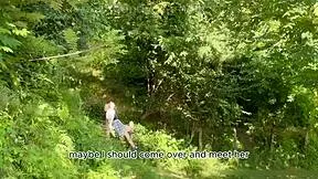 Fed this young nympho ice cream then her tight pussy outdoor cowgirl riding with sloppy deepthroat and cum on tits facial.