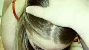 stepmom grabs stepson's huge fat cock for wild bedroom suck