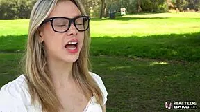 Skater girl Dylan Moore rides cock pov but ends up with her pierced tattooed glasses face drenched in cum.