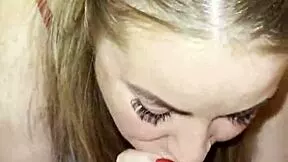 stepmom grabs stepson's huge fat cock for wild bedroom suck