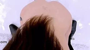 Gorgeous horny Latvian model strips at casting interview then gets POV fucked hard on sofa by fake daddy