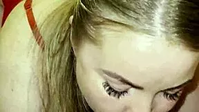 stepmom grabs stepson's huge fat cock for wild bedroom suck