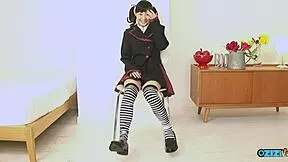 Shy young strips clothes off then craves deep filling