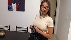 hot latina babe in lingerie bends over office desk for massive black cock doggystyle pounding and facial cumshot