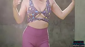 amazing blonde milf bombshell meaghan stanfill strips petite body playboy centerfold exposed 🔥😍