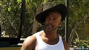 BBC Relaxes in Pierced Nipple Teen Stepdaughter Nat Turnher's Tight Pussy Outdoors