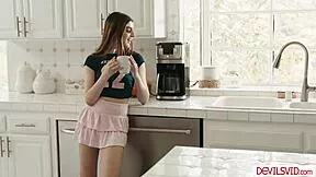 hey stepdad, watch how you make your teen stepdaughter squirt hard with that toy