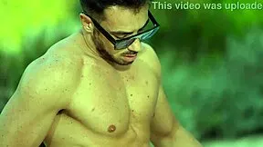 outdoor nympho maya bends for double doggystyle in french threesome frenzy