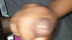moaning ebony handjobs huge black cock closeup till massive cumshot
