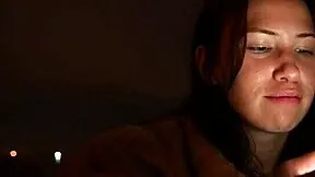 glued street blonde to bushes deepthroat n mouthful cum after rimjob