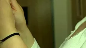 Busty step sis blows me then cum drips on her huge tits 💋🍆💦