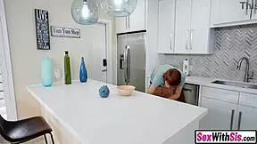 stepsis turns 18 begs for stepbro's monster cock pounding her latina ass