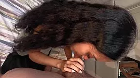 athletic curvy latina gf gives pov blowjob then rides hard cowgirl full vid