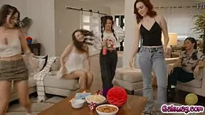 lulu chu sneaks away with electra rayne for private time together