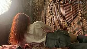 Redhead Cosplay Nude Backstage Tease Revealed
