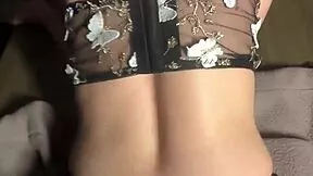 imagine this college slut creaming hard on dick over the dining table