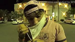 we flashed at swingers spot and tanned milf housewife joined the wild group fuck