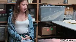 petite brooke's small tits ass bent over doggystyle rough fucked punished hard by cop shoplifting california pov