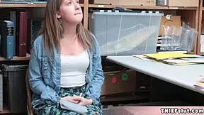 petite brooke's small tits ass bent over doggystyle rough fucked punished hard by cop shoplifting california pov