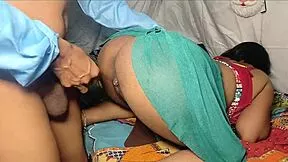 Father-in-Law Ravages Indian Bahu in Baby Doll Dress Hard