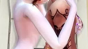 college couple tries handjob fun in sims 4