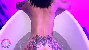 Stranger rips clothes fucks wet brunette wife pussy in bathroom tease