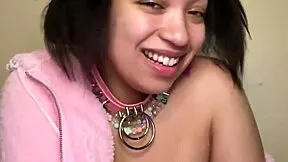 virgin cheerleader begs stepdaddy for his huge warm cum load inside her tight pussy