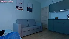 Kinky petite brunette slut i'm bendin over fer anal fuck n creampie in my shaved pussy n ass