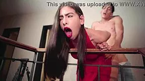 😏 my stepbro wants pussy lessons... watches me shower then cums in mouth cowgirl!🤤