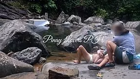 PINAY STUDENT FUCKED HARD OUTDOOR BY RIVER!
