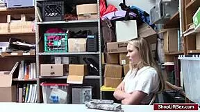 caught shoplifting? now fuck this big cock teen