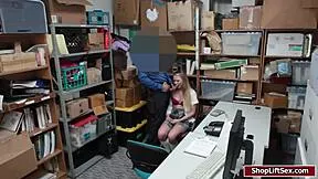 caught shoplifting? now fuck this big cock teen