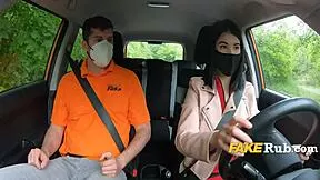 driving lesson? teens gotta suck cock now!
